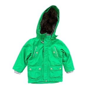 Boden Kelly Green Boy's Jacket - 2-3Y
